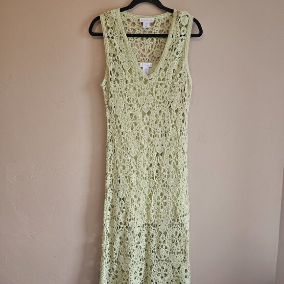 House of Harlow 1960 Lace Maxi Dress in Light Green - Picture 2 of 6